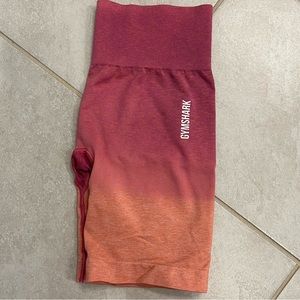 Gymshark ombré shorts size M
